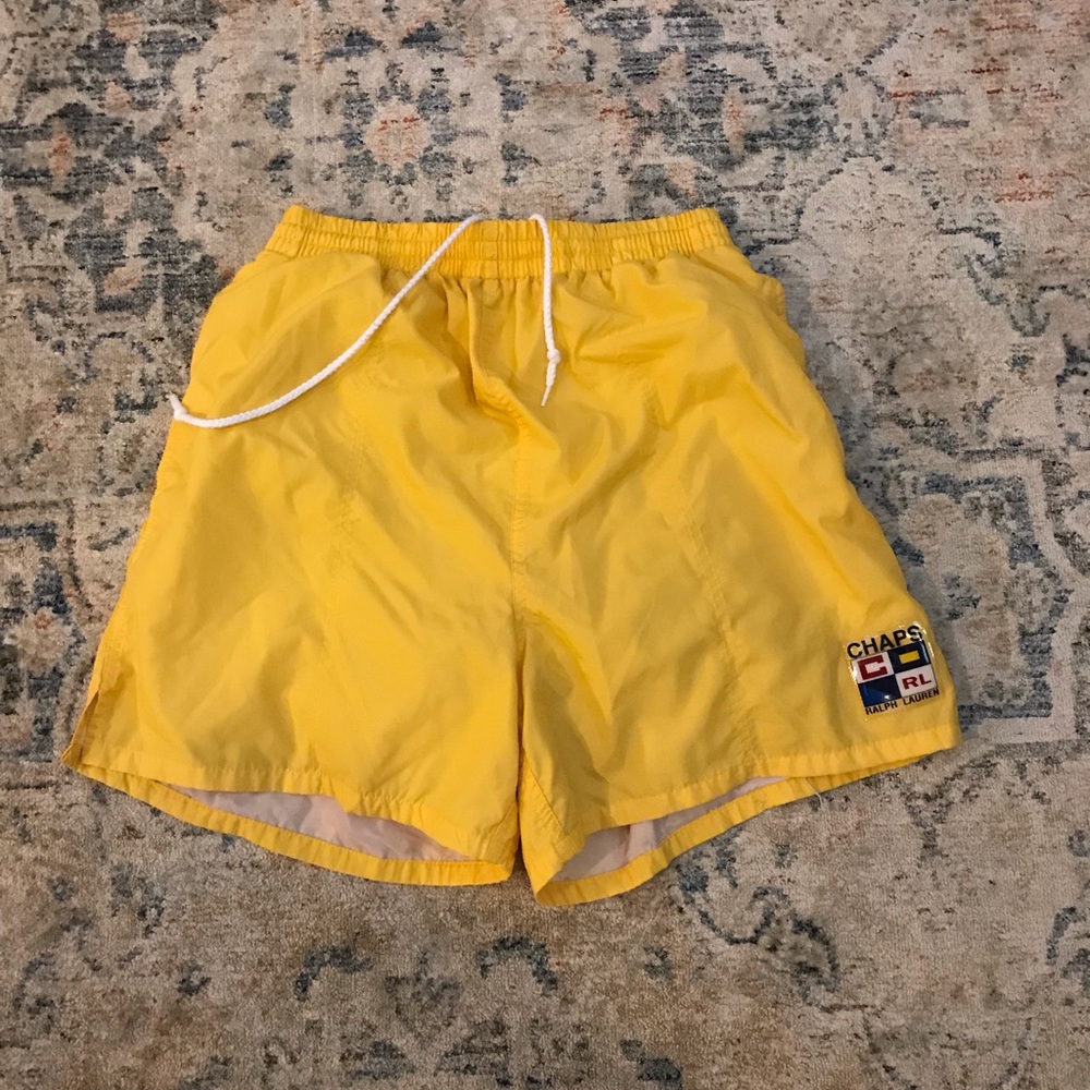 Chaps Ralph Lauren Yellow Shorts